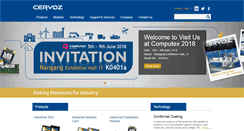 Desktop Screenshot of cervoz.com